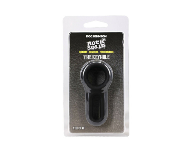 ROCK SOLID The Keyhole Sili C-Ring Blk