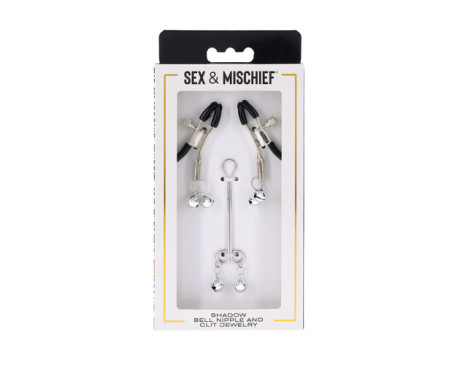 SS S&M Shadow Bell Nipple & Clit Jewelry