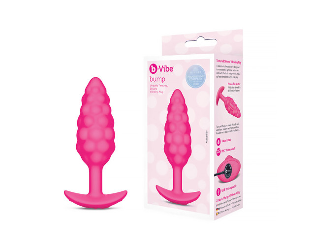 b-Vibe Bump Texture Plug Pink