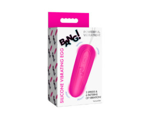 BANG! Silicone Vibrating Egg Pink
