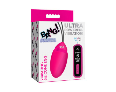 BANG! Vibrating Silicone Egg Digi Remote