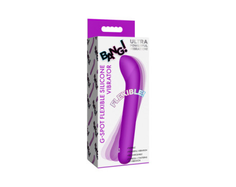 BANG! G-Spot Flexible Sili Vibrator Purp