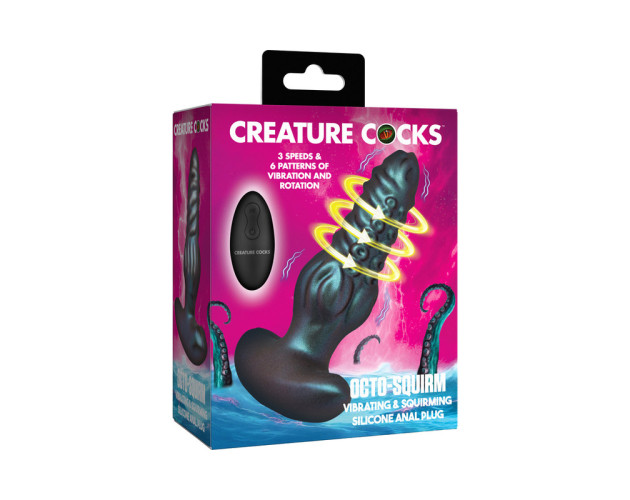 Creature Cocks Octo-Squirm Vib Sili Plug