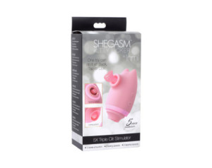 Shegasm Kitty Licker 5X 3-in-1 Clit Stim