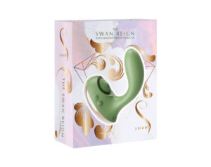 Swan Reign Dual Stimulator Green