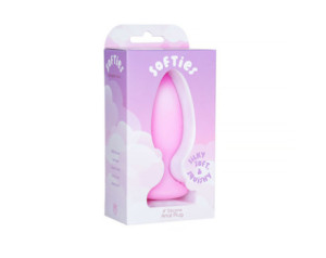 Softies Dual Layer Butt Plug 4in Pink