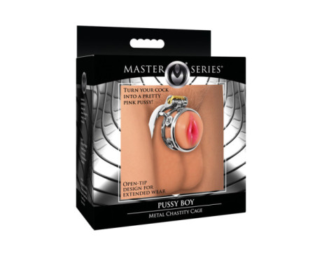 Master Series Pussy Boy Chastity Cage
