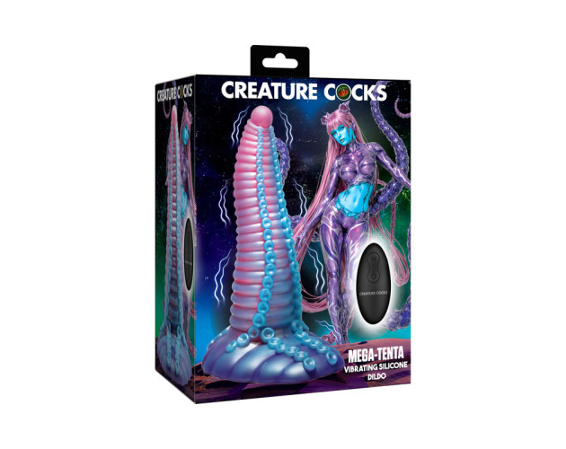 Creature Cocks Mega-Tenta Vib Sili Dildo