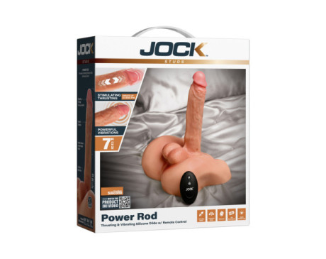 JOCK Power Rod Thrusting&Vib Dildo/ Remo