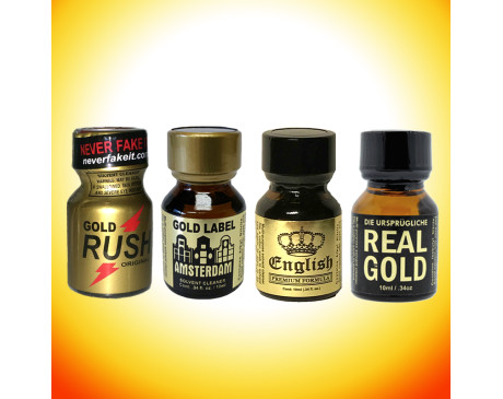 Gold Rush, Amsterdam Gold, English Premium Gold & Real Gold