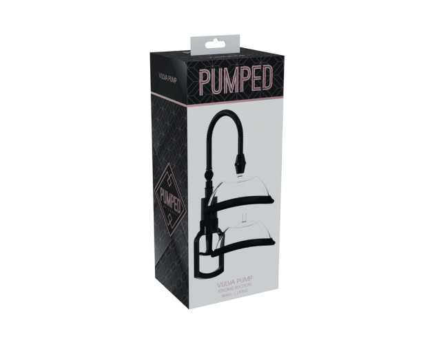PUMPED Manual Vulva Pump Black
