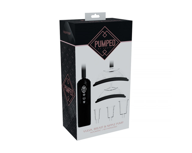 PUMPED Auto VulvaBreast & Nippl Pump Blk