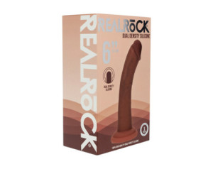 Realrock DualDensity Sil Curve 6in Brown