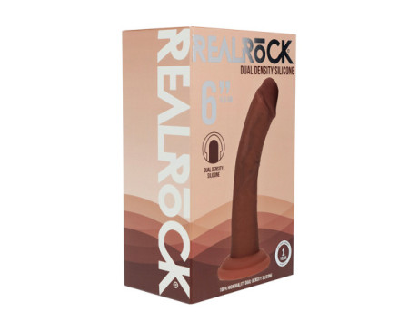 Realrock DualDensity Sil Curve 6in Brown
