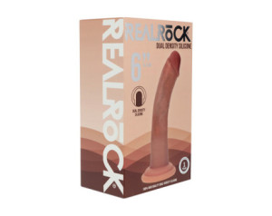 Realrock DualDensity Sil Curve 6 in. Tan