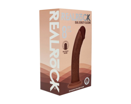 Realrock DualDensity Sil Curve 8in Brown