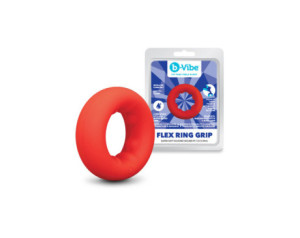 b-Vibe Flex Ring Grip SoftSili CRing Red