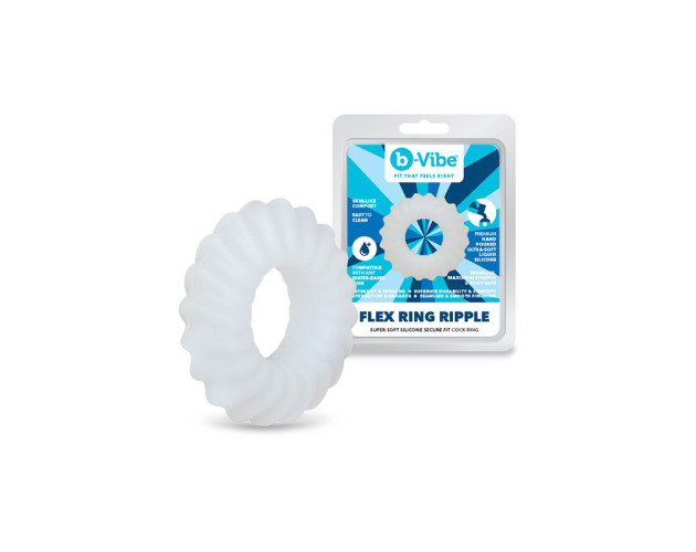 b-Vibe Flex Ring Ripple Soft Sili CRing