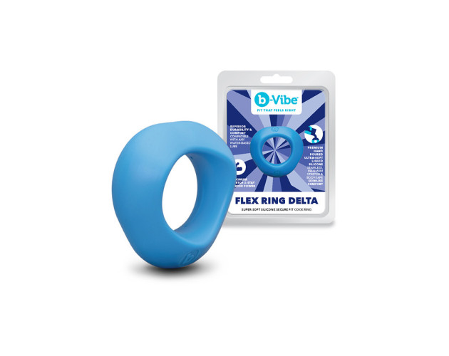 b-Vibe Flex Ring Delta Sili CRing Blue