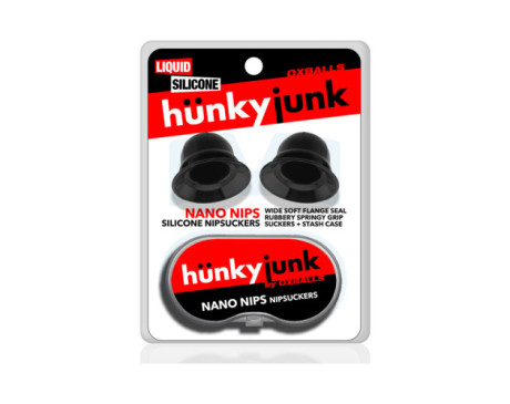 Hunkyjunk Nano Nips Nubs Black Silicone