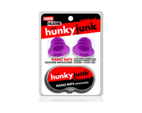 Hunkyjunk Nano Nips Nubs Purple Silicone