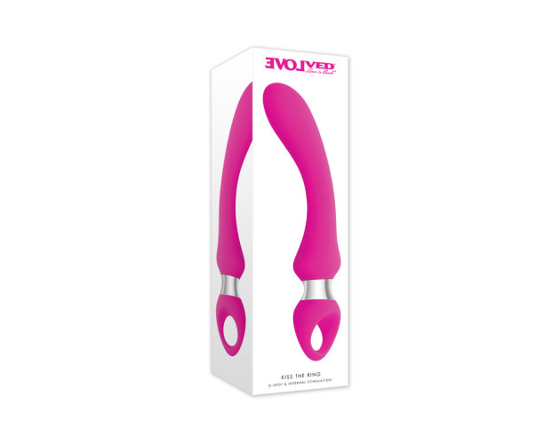 Evolved Kiss the Ring Silicone Rech Pink