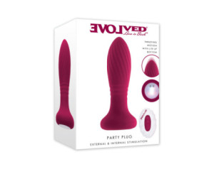 Evolved Party Plug Silicone Rech Burgund