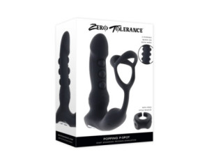 ZT Popping P-Spot Silicone Recharge Blk