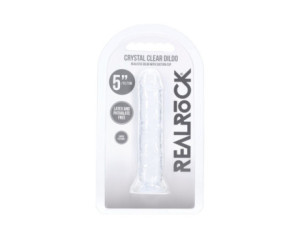 Realrock Realistic Dildo 5in Transparent