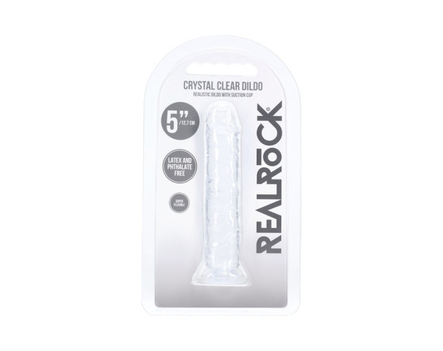 Realrock Realistic Dildo 5in Transparent