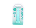 Realrock Realistic Dildo 5 in. Turquoise