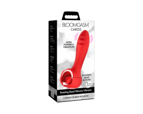 Bloomgasm Moving Bead Silicone Vibrator