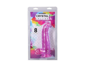 Crystal Jellies CurvRealCockBall 8in Pur