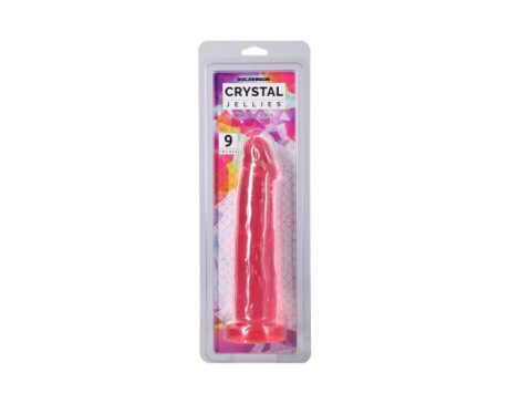 Crystal Jellies Realistic Cock 9in Pink