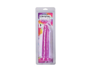Crystal Jellies Realistic Cock 9in Pur