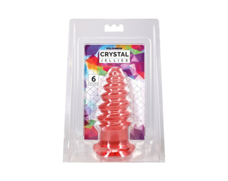 Crystal Jellies Anal Twist 6in Pink