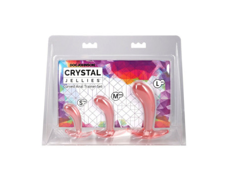 Crystal Jellies Curve AnalTrainerSet Pnk