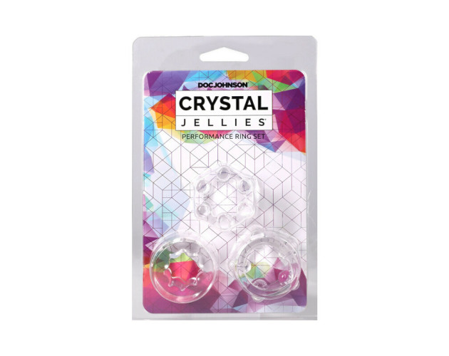 Crystal Jellies Performance Ring Set Clr