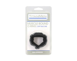TitanMen Muscle Bound Cock Ring 32mm Blk