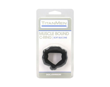 TitanMen Muscle Bound Cock Ring 32mm Blk