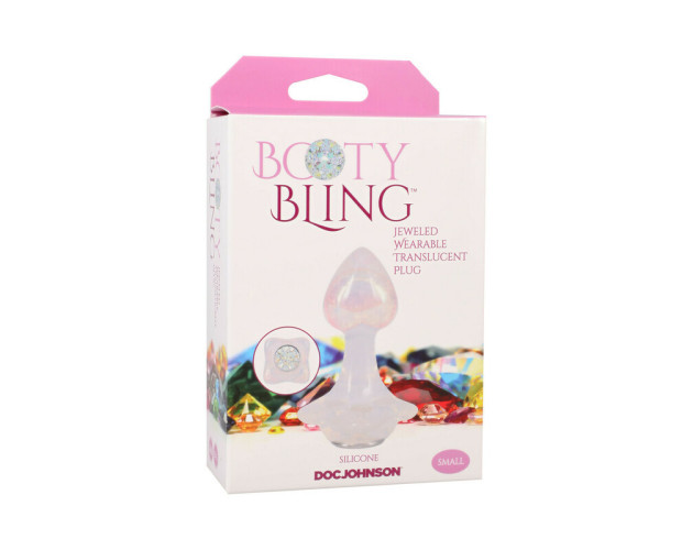 Booty Bling Jewel Wear Sili Plug S Clr