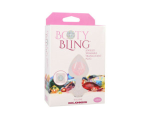 Booty Bling Jewel Wear Sili Plug L Clr