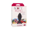 Booty Bling Jewel Vib Sili Plug 3in Pnk