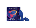 Forto Vibrating Anal Plug Blue