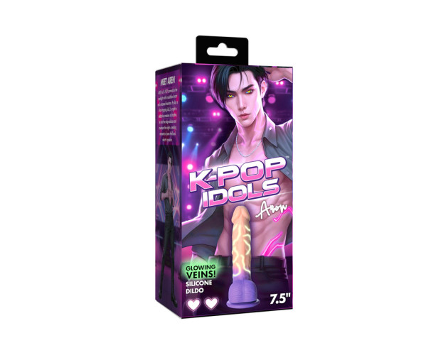 K-Pop Idols Aren Silicone Dildo w/ Balls