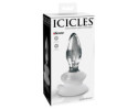 Icicles  No.91 Glass Plug Clear with suctio
