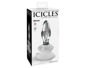 Icicles  No.91 Glass Plug Clear with suctio