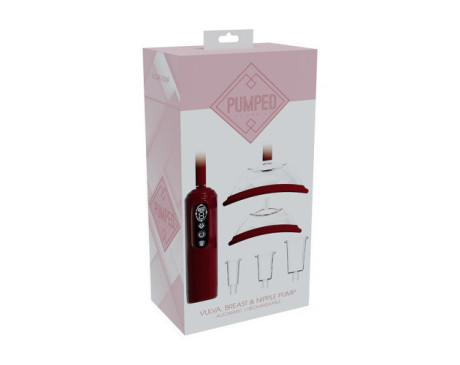 PUMPED Auto VulvaBreast & Nippl Pump Red