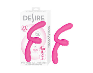 Desire Dual Vibrator 2pc Pink