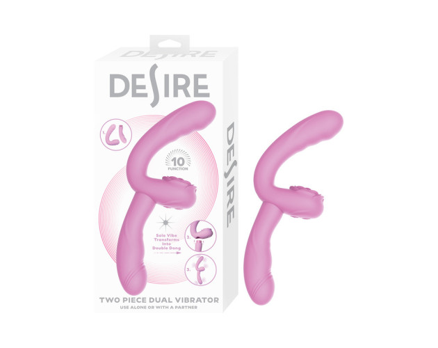 Desire Dual Vibrator 2pc Lavender